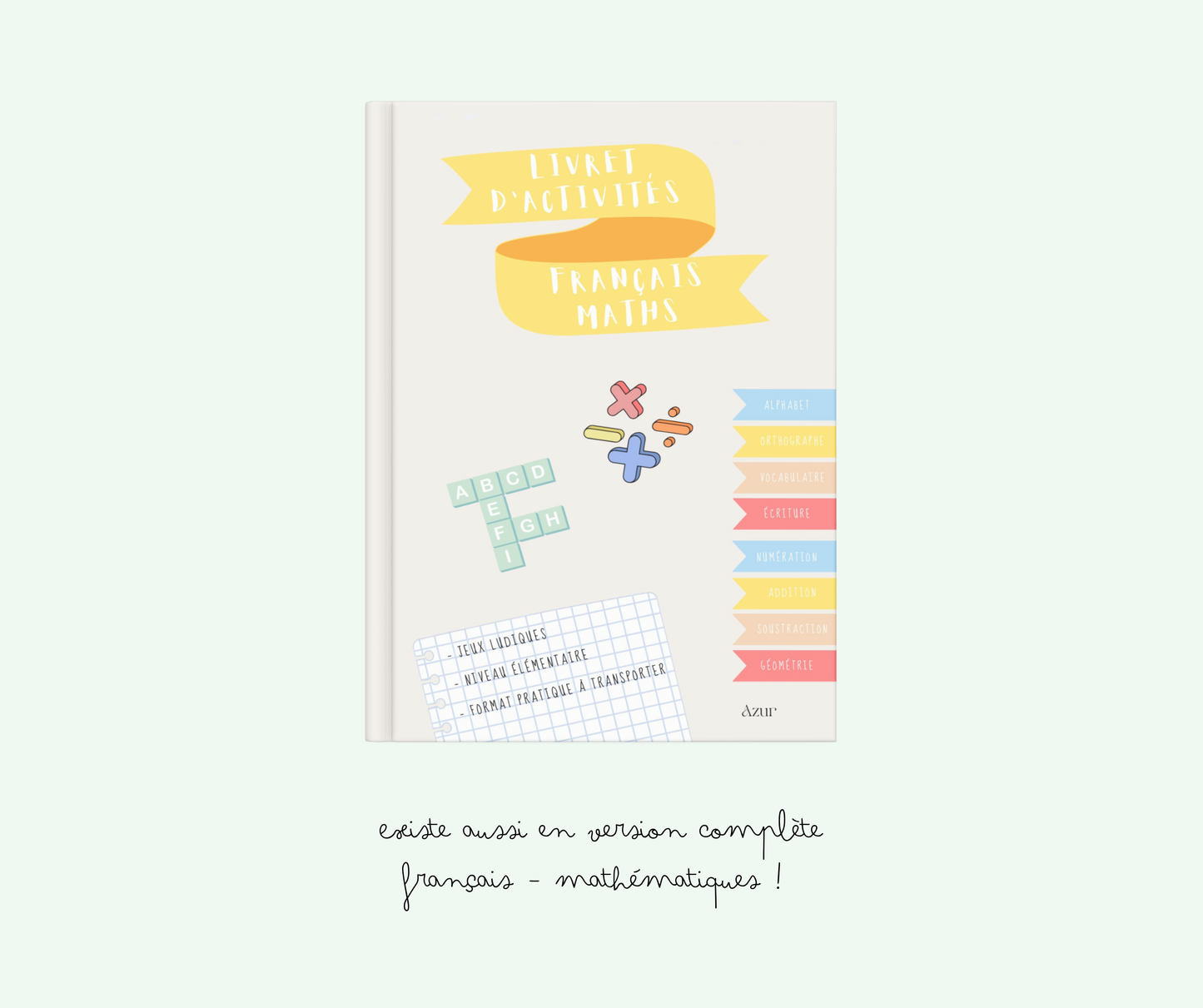 Livret activités - Français