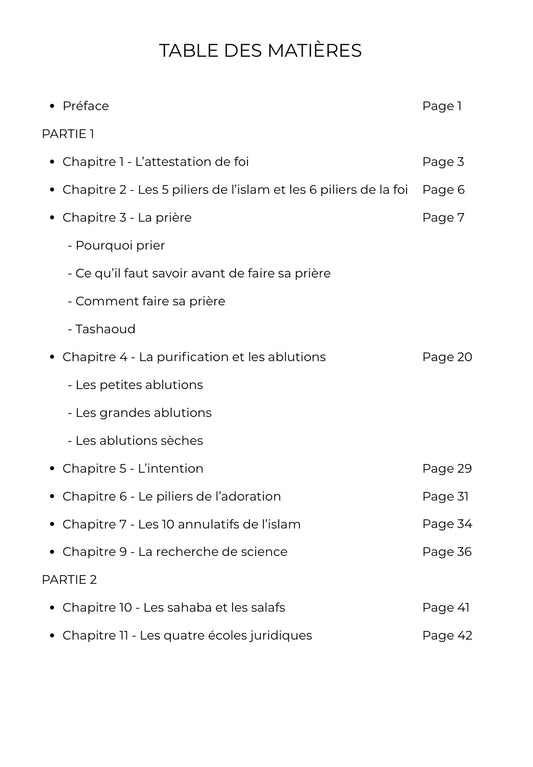 25 thèmes pour comprendre les fondements de l’Islam
