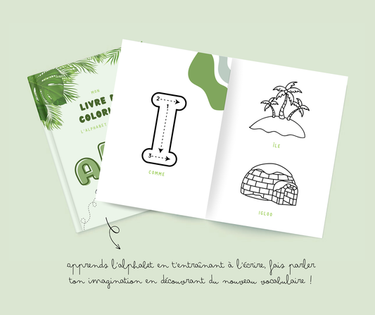 Livre de coloriage - L’alphabet illustré