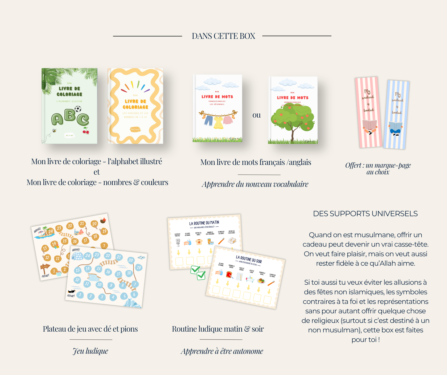 Coffret “Petit Muslim Friendly”