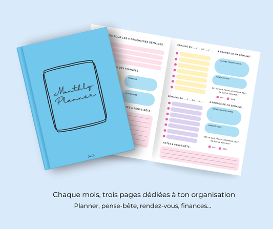 Monthly planner