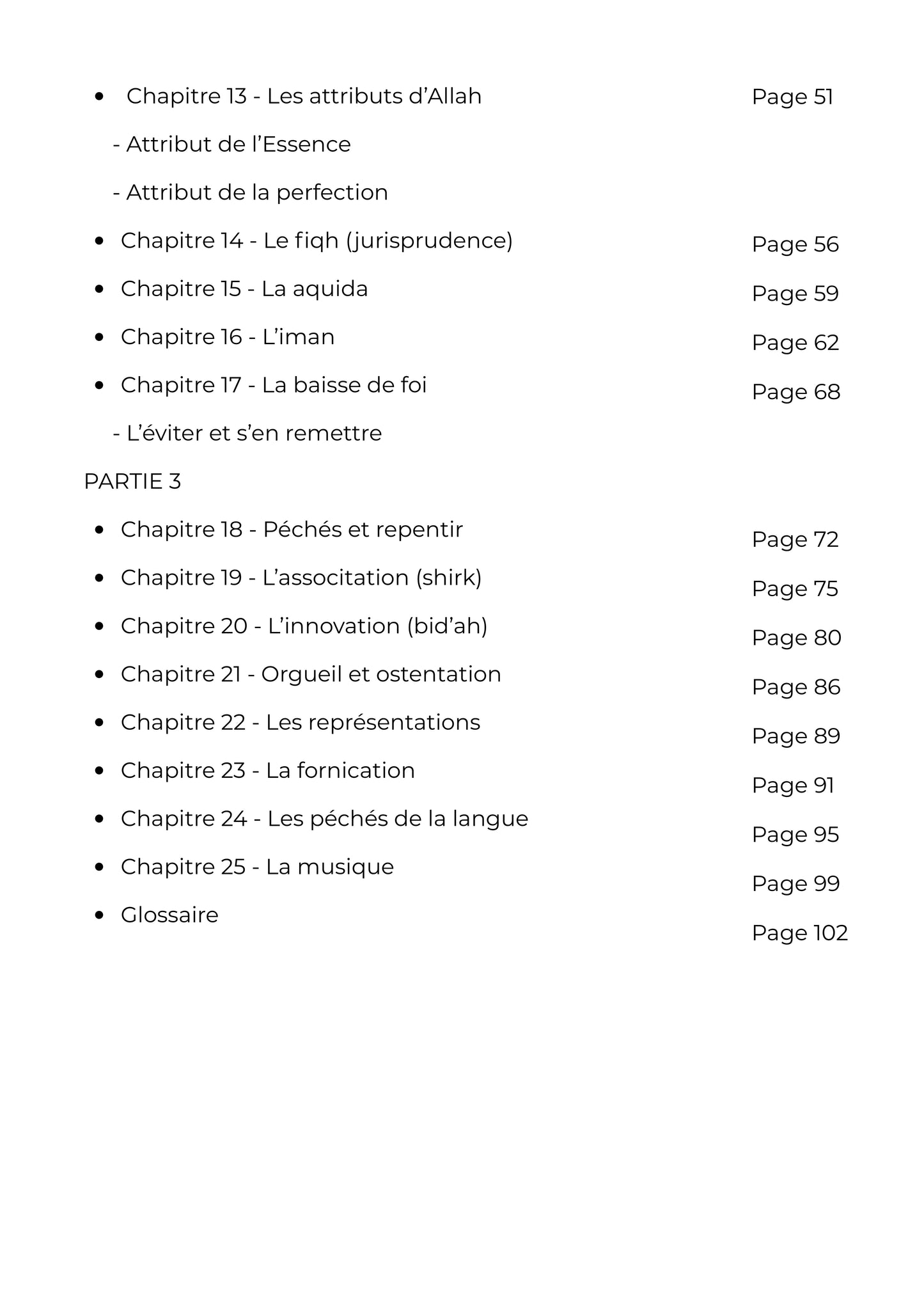 25 thèmes pour comprendre les fondements de l’Islam