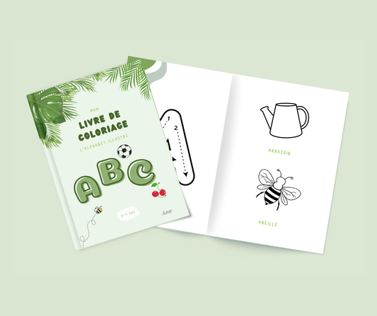 Livre de coloriage - L’alphabet illustré