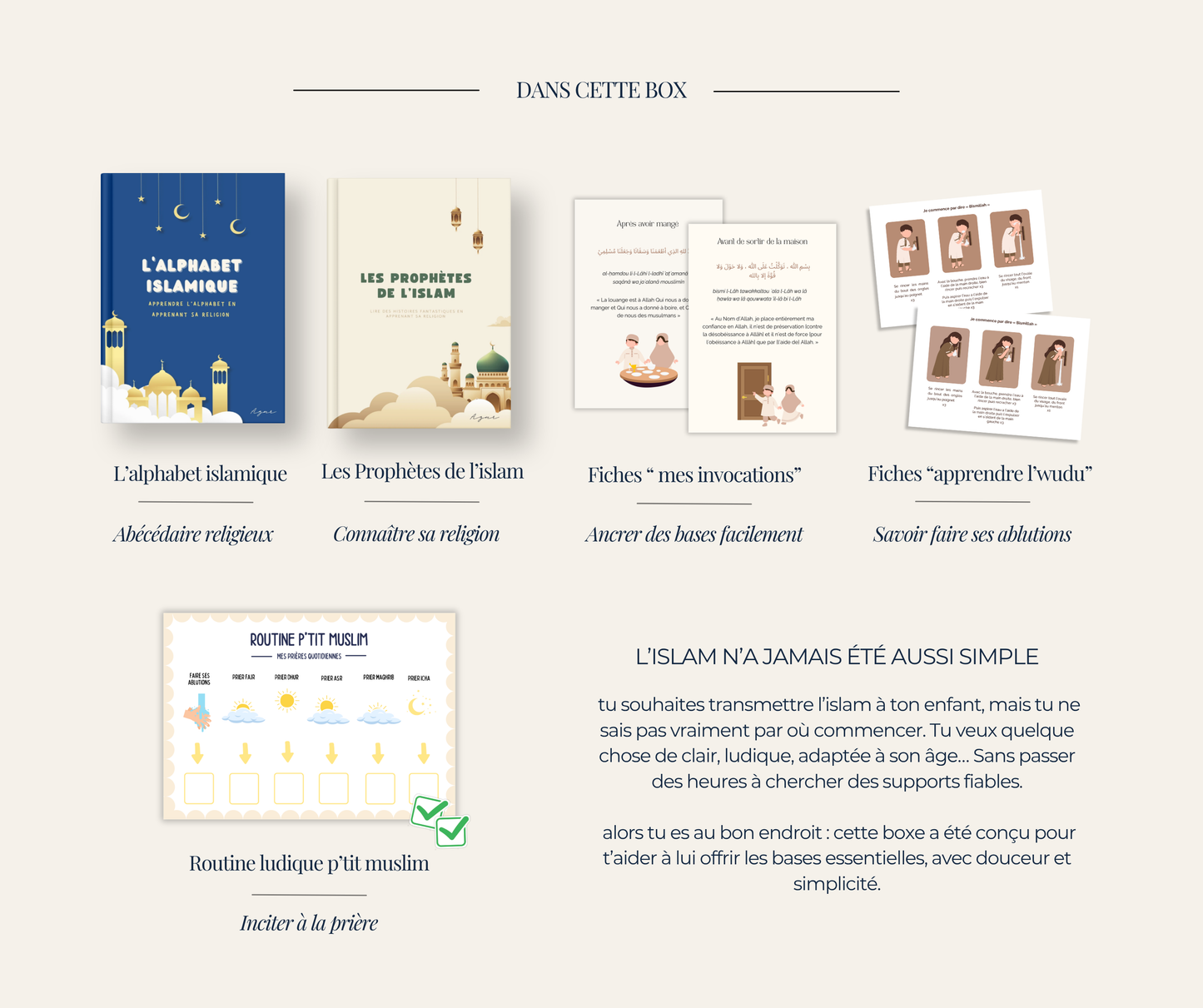 Coffret “Apprendre l’Islam”