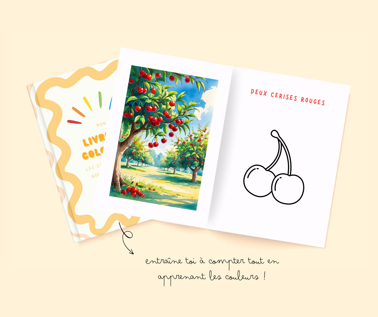 Livre de coloriage - Les nombres & les couleurs