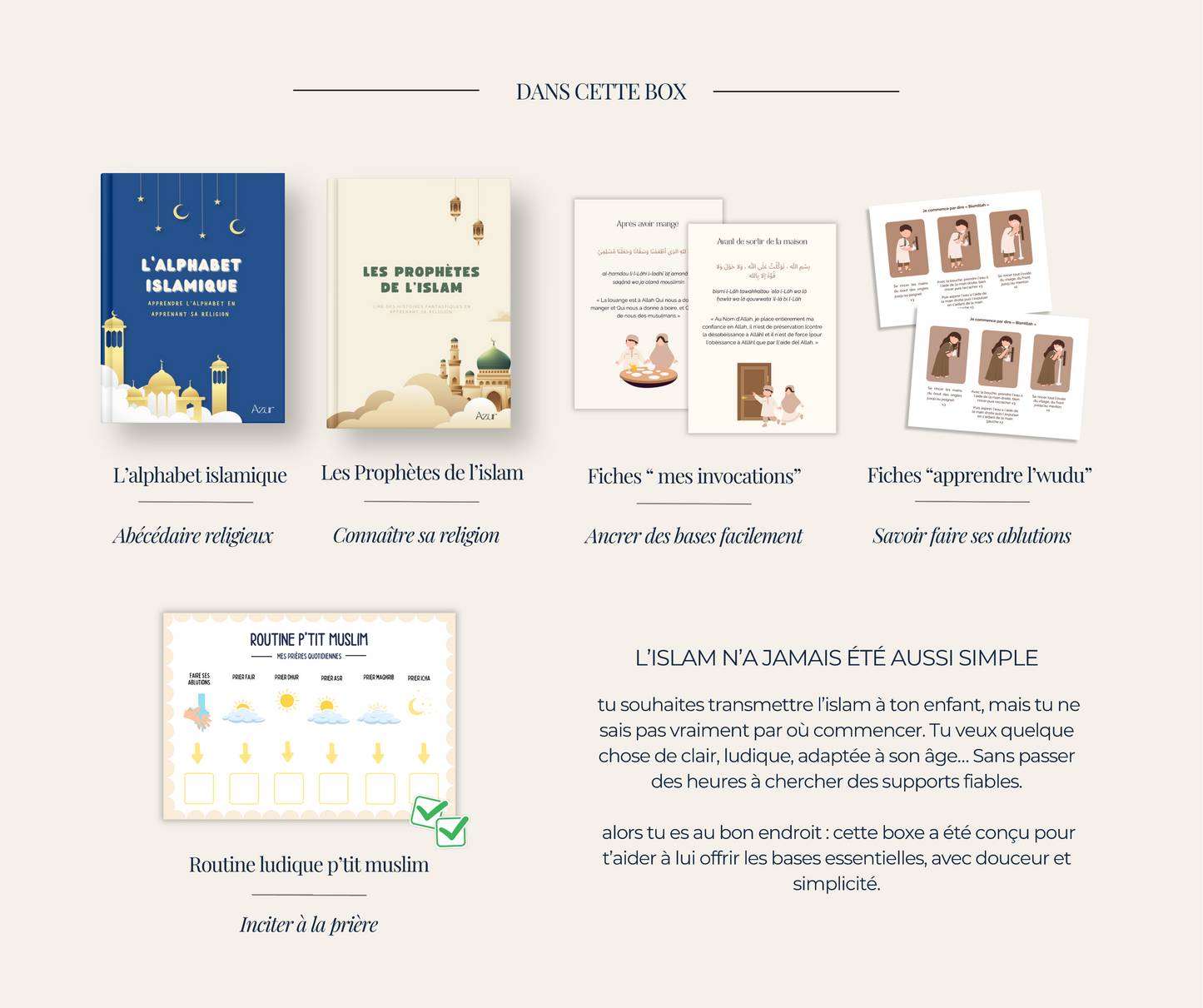 Coffret “Apprendre l’Islam”